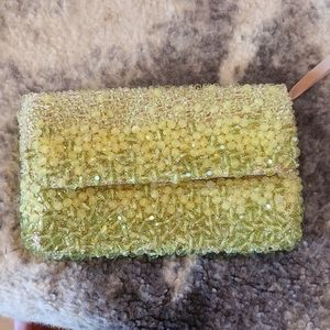 Banana‎ Republic green beaded cluth